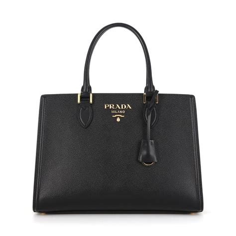 1ba228 prada|Prada Black Saffiano Lux Leather Large Satchel Handbag 1BA228.